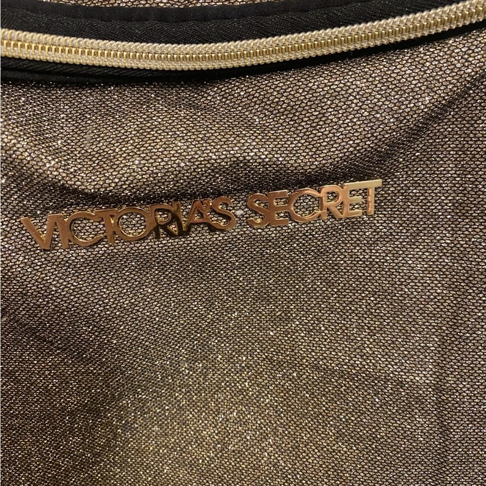 New w/o tags Victoria's Secret Glittering Gold Tote - Picture 2 of 6